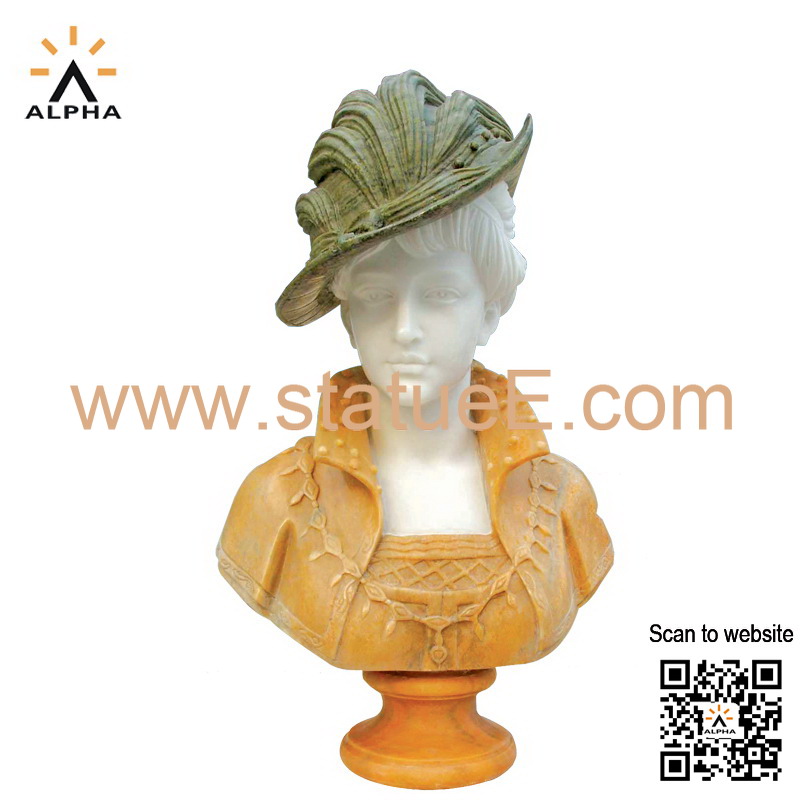 female bust statue